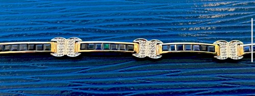 Blue sapphire bracelet - , with