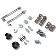 Vespa Lambretta Royal Alloy Non-Drill Front Crash Bar Replacement Fixing Kit