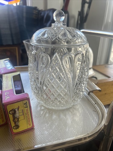 Vintage pressed glass - pressed, biscuit