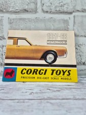 CORGI TOYS 1967-68 Catalogue