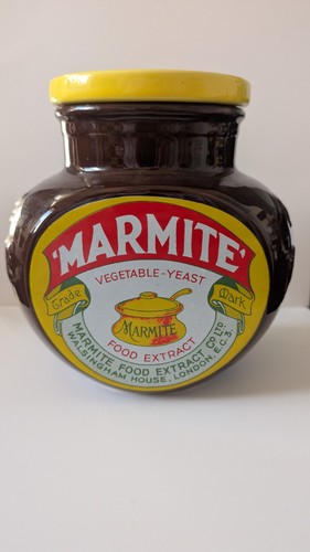 Large ceramic marmite jar with - large,
