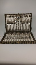 51 Large Cutlery 800 Silver Set With Display Box