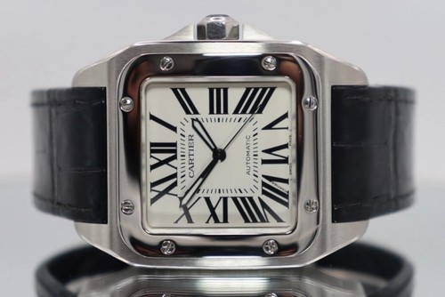 Cartier santos 100 watch - cartier,