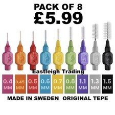 TePe Interdental Brushes Pack of 8 £4.99 / Wisdom Pack of 25 £8.75 / Tung Brush