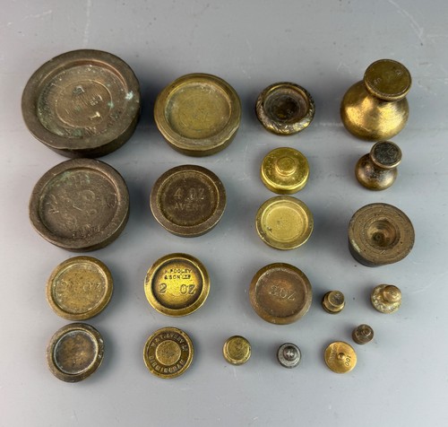 Collection antique brass - collection, of