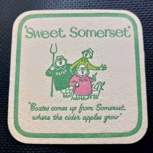 Coates cider beer mat - cider,