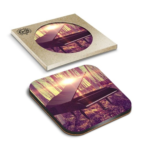 Boxed square coasters - x,