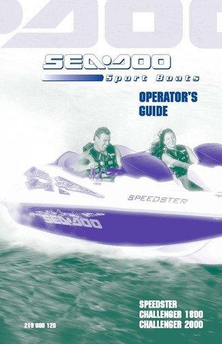 Sea doo owners manual book - owners,