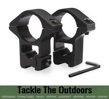 Rifle Scope Telescopic Sight Mounts High Profile 1" Tube Fit 3/8" 11mm Dovetail