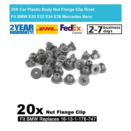 20x car plastic body - body, nut