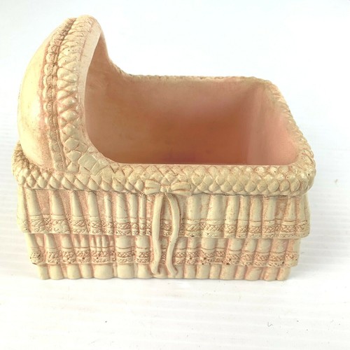 Vintage 1940s pink - pink, bassinet