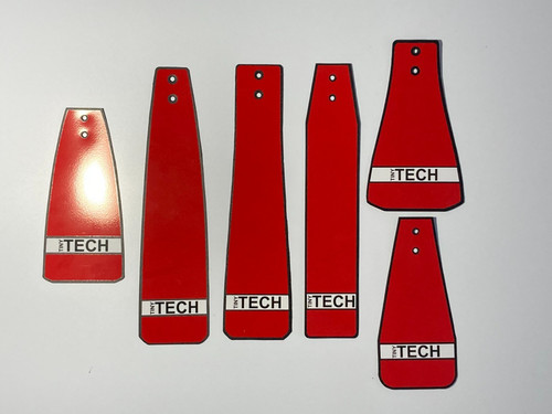 Reflective mud flaps old - mud,