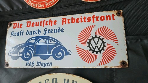 1930s enamel volkswagen - 1930s,