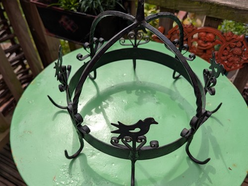 Decorative wrought iron hanger - wrought,