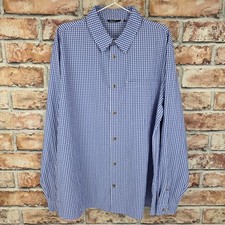 Rohan Mens Shirt XL Blue White