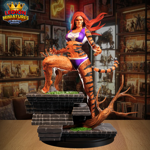 Tigra resin sculpture statue - resin,