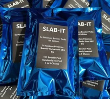 SLAB-IT - 5 Pokemon Booster Packs - Mystery Pack - 151 Edition