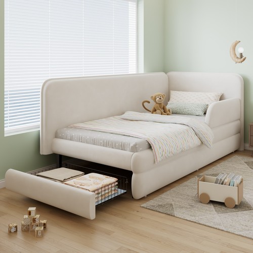 90x190cm velvet single - single, bed