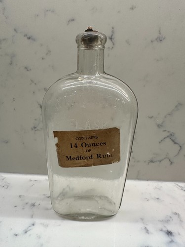 1880 antique warranted flask - warranted,