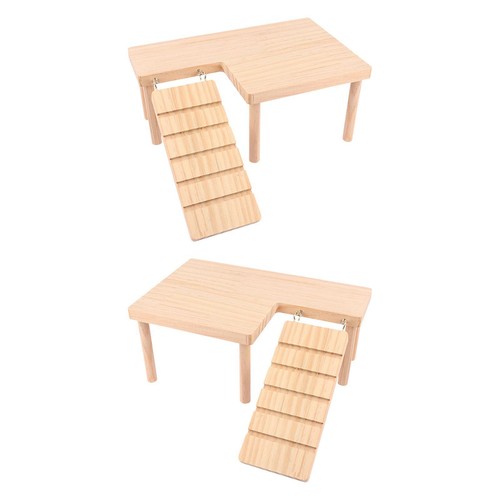 Hamster wooden platforms toy - platforms,