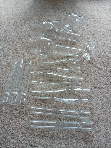 Job lot oil lamp - job, glass