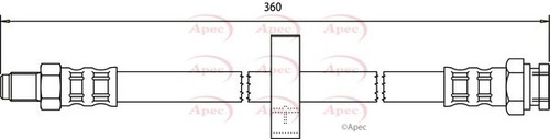 Apec hos3480 brake hose tube - hos3480,