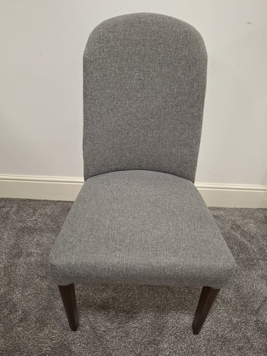 Grey upholstered accent chair - grey,