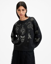 AllSaints Women's Sweatshirt Black XS 