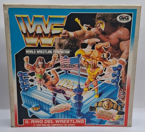 Wwf ring with official - ring,
