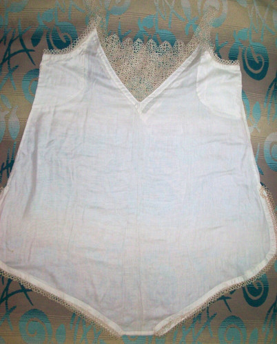 Antique 1900s cotton silk - cotton, or