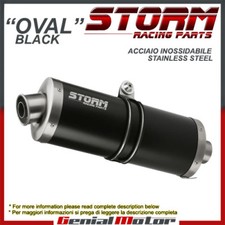 Exhaust Storm by Mivv Muffler Oval Nero Yamaha Xt 1200 Z Supertenere 2013 13