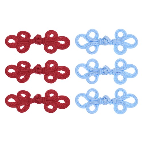 6pcs chinese knots frog - chinese,