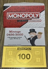 Rare 1g Gold Monopoly Note -