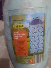 Adventuridge Kids Sleeping Bag Sleepover camping dolphins blue outdoor