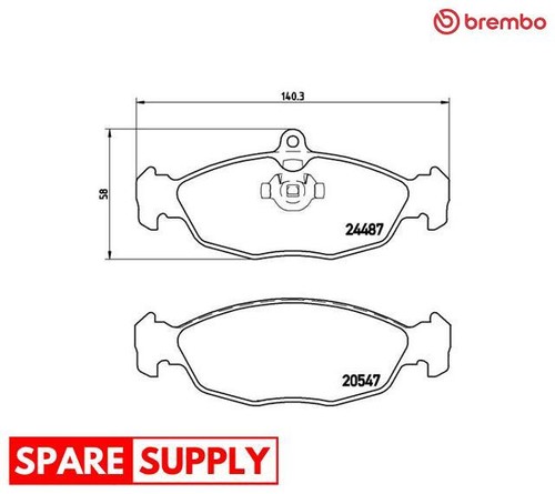 Brake pad set disc - pad, set,