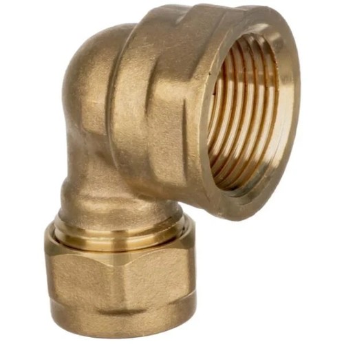 Compression brass female - brass,