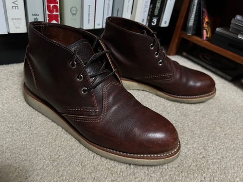 Red wing chukka - red,