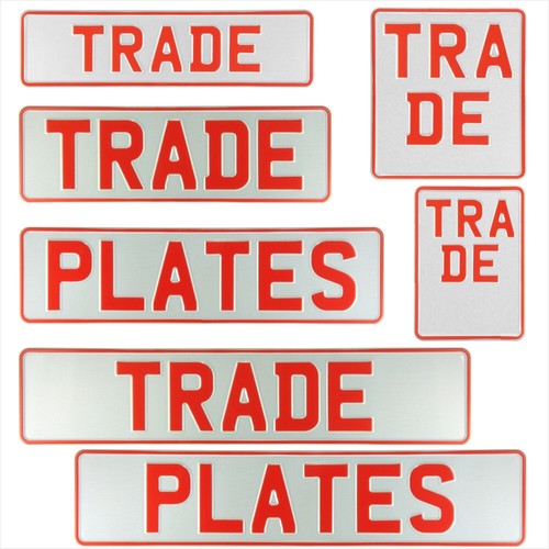 Novelty trade plates pressed - novelty,