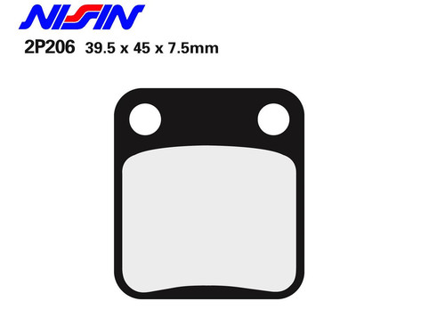 Front brake pads nissin - front,