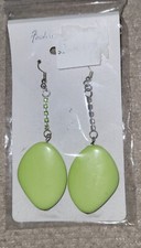 Costume Jewelry Green Dangle