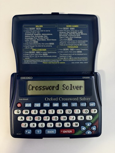 Seiko er3200 crossword solver - er3200,