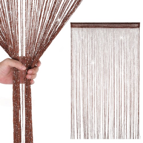 String curtain panels - string,