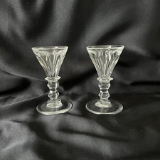 Pair of Georgian Facet Cut