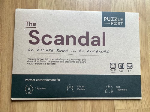 Puzzle post escape room game - puzzle,
