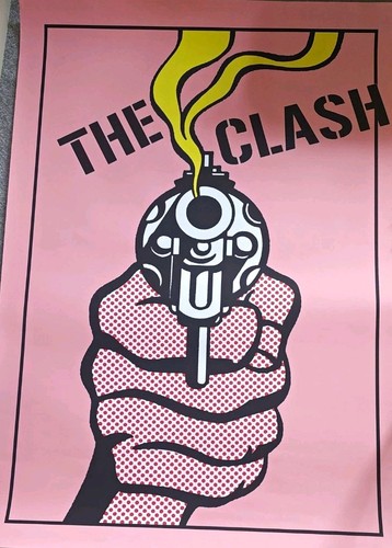 The clash pink poster print - pink,