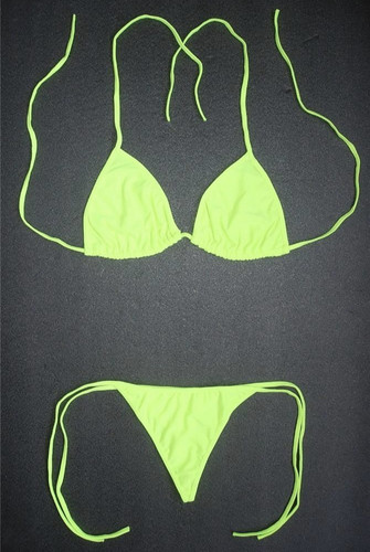 Neon green bikini set - green, sexy