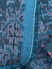 Vintage Retro Jacquard Fabric Soft Furnishings 2.2 Metres X 140cm  (A5