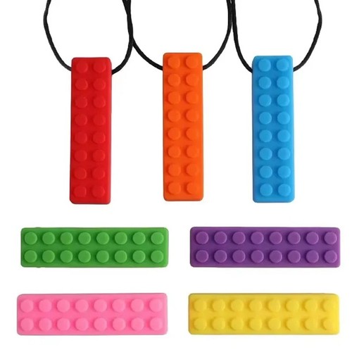 Brick chew necklace - chew,