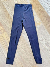 Girls Boy Athletic Leggings Gym Ballet Dance Stirrup Yoga Black Pants 5-6 yrs