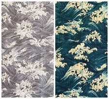 Japanese Hokusai style waves